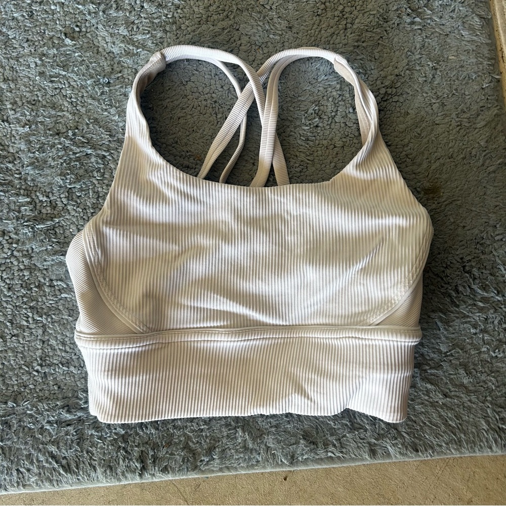 Lululemon ribbed longline energy bra